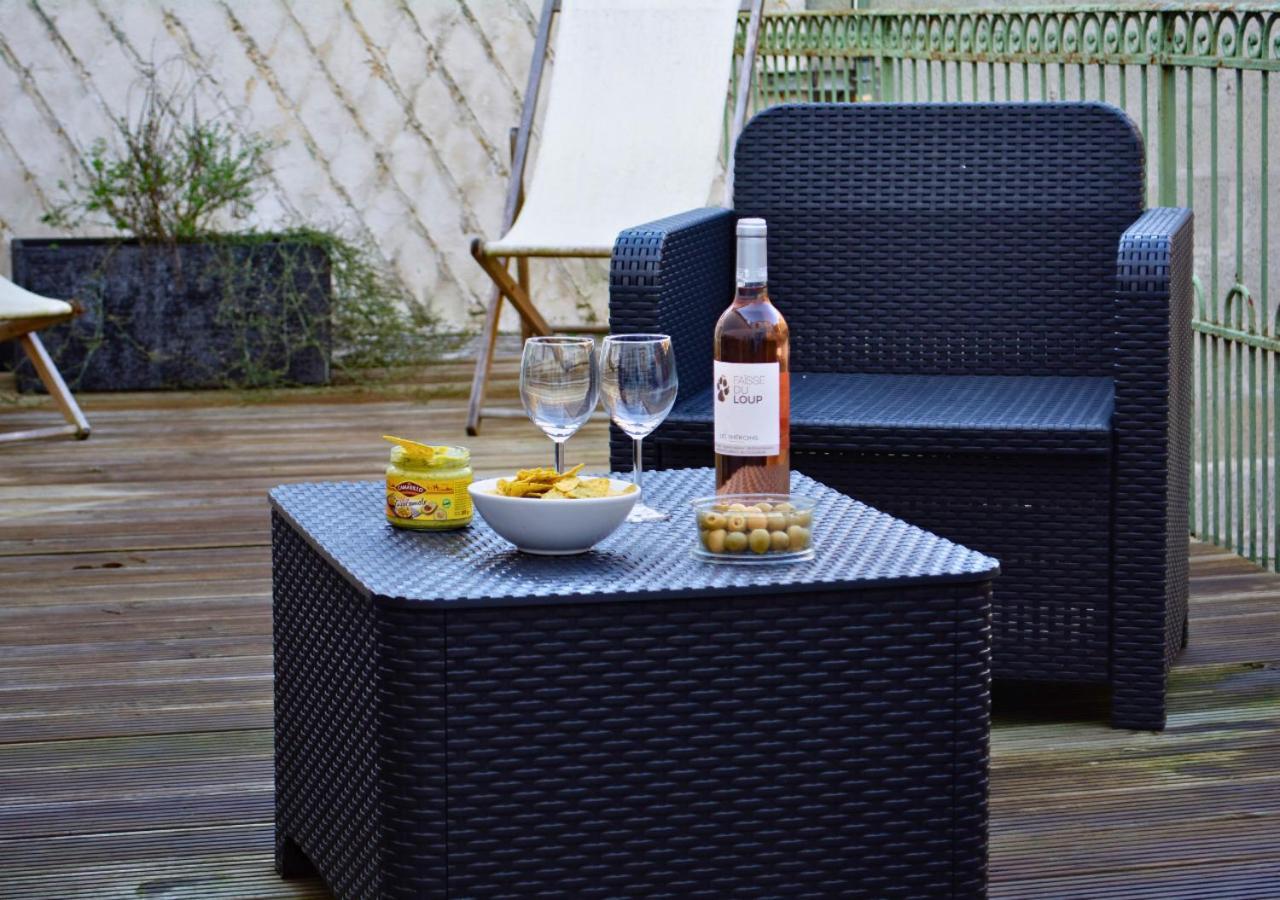 Апартаменты Le Charme D'Antan - Terrasse - Balcon - Hypercentre Эврё Экстерьер фото